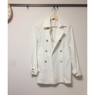 お得】 theory - 新品同様 Theory セオリー スプリングコート ホワイト