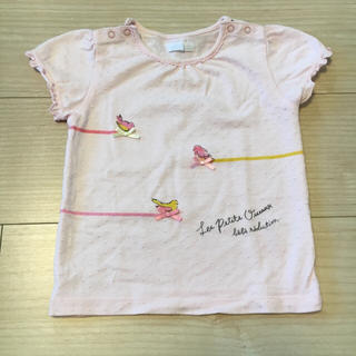 ベベ(BeBe)のBEBE 美品 Tシャツ★90★女の子 ★ピンク★bebe reduction(Tシャツ/カットソー)