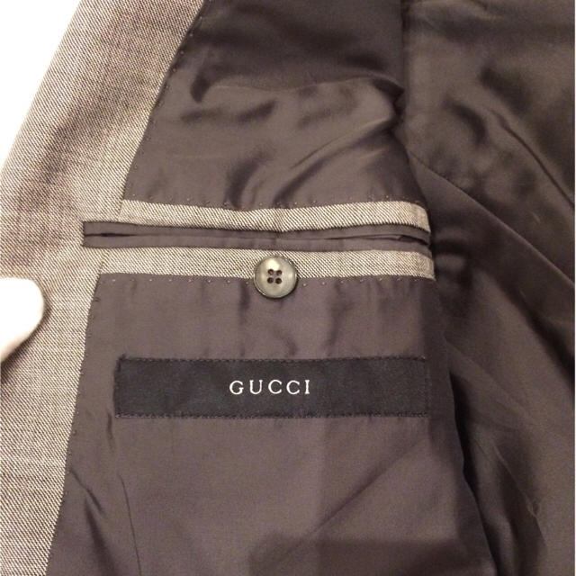 Gucci(グッチ)の【Hao Chang様専用】グッチ スーツ 上下セット グレー サイズM  メンズのスーツ(セットアップ)の商品写真