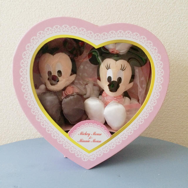 Disney(ディズニー)のウェディングドール ミッキー ミニー エンタメ/ホビーのおもちゃ/ぬいぐるみ(ぬいぐるみ)の商品写真