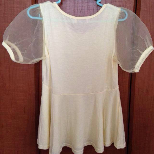 GRL(グレイル)のGRL☆ペプラム透けTシャツ レディースのトップス(Tシャツ(半袖/袖なし))の商品写真