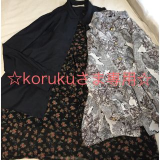 ☆korukuさま専用☆sale05 古着3枚セット クラシックブラック(シャツ/ブラウス(長袖/七分))