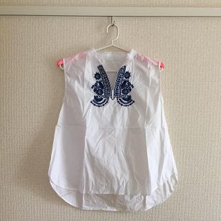 レトロガール(RETRO GIRL)のエスニック刺繍 ノースリーブ(シャツ/ブラウス(半袖/袖なし))