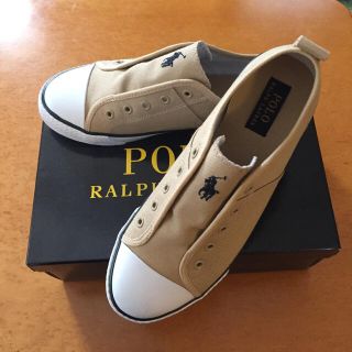 ポロラルフローレン(POLO RALPH LAUREN)の送料込！ポロラルフローレン【実寸25.9】(スニーカー)