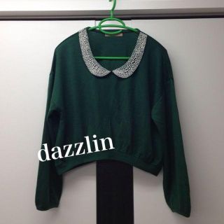 ダズリン(dazzlin)のdazzlinパール襟TOPS(カットソー(長袖/七分))