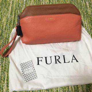 フルラ(Furla)の【超美品】昨秋購入 FURLA フルラ クラッチバッグ(クラッチバッグ)