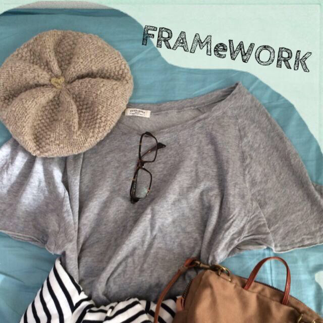 FRAMeWORK(フレームワーク)のフレームワーク♡シンプルカットソー レディースのトップス(Tシャツ(半袖/袖なし))の商品写真