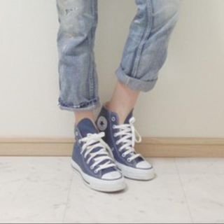 コンバース(CONVERSE)のコンバース オールスター ネイビー 23(スニーカー)