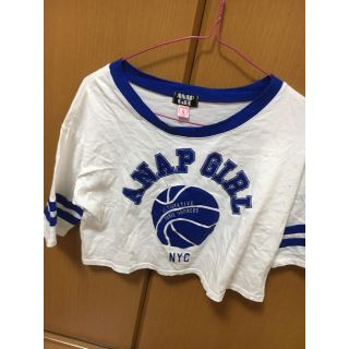 アナップ(ANAP)のショート丈トップス(Tシャツ(半袖/袖なし))