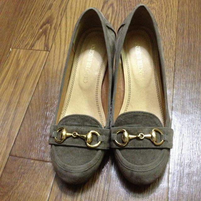 グレー☆パンプス レディースの靴/シューズ(ハイヒール/パンプス)の商品写真