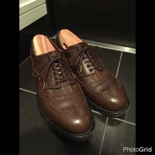 フットザコーチャー(foot the coacher)の美品 foot the coacher ウィングチップ 箱有 tricker's(ドレス/ビジネス)