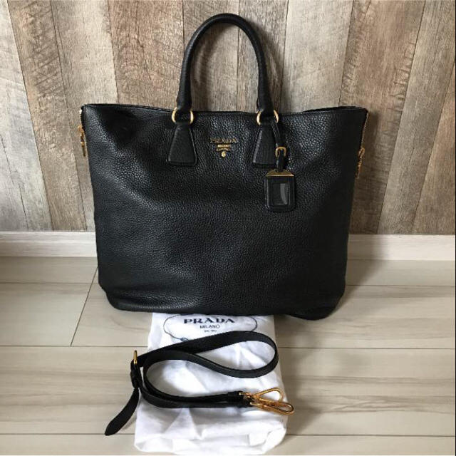 値下げ！ 美品♡ PRADA トートバッグ 黒