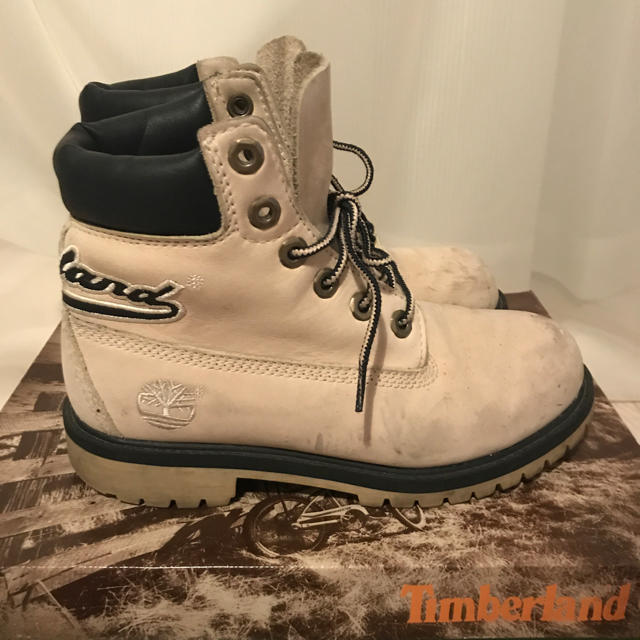 Timberland(ティンバーランド)のレア品★ティンバーランドブーツ ベージュ レディースの靴/シューズ(ブーツ)の商品写真