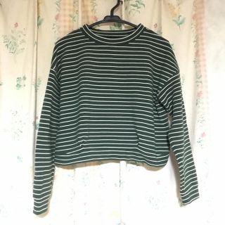 ダブルクローゼット(w closet)のボーダートップス(Tシャツ(長袖/七分))