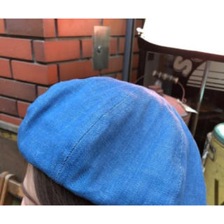 カシラ(CA4LA)のデニム ベレー帽 先月セレクトショップにて購入(ハンチング/ベレー帽)