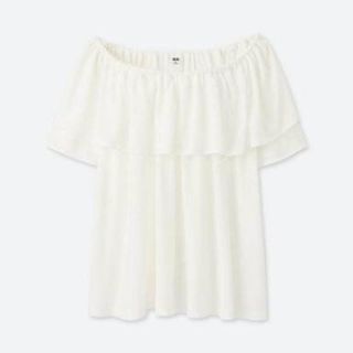 ユニクロ(UNIQLO)のオフショル ユニクロ(カットソー(半袖/袖なし))