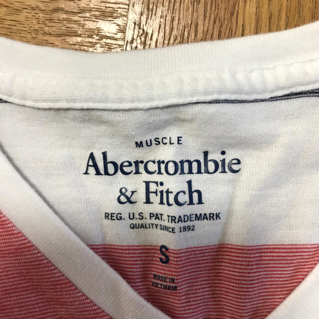 Abercrombie&Fitch(アバクロンビーアンドフィッチ)のAbercrombie & Fitch アバクロ  ボーダー Tシャツ メンズのトップス(Tシャツ/カットソー(半袖/袖なし))の商品写真