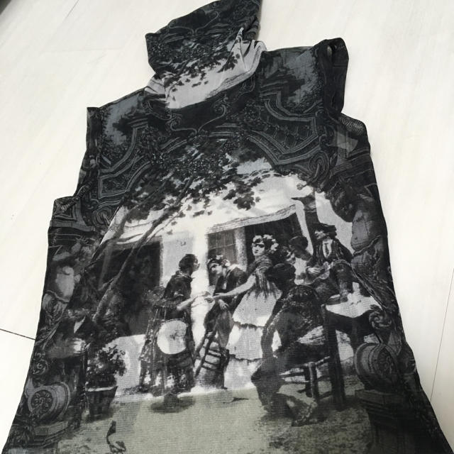 Jean-Paul GAULTIER(ジャンポールゴルチエ)のゴルチエ メッシュトップス レディースのトップス(Tシャツ(半袖/袖なし))の商品写真