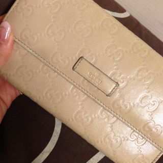 グッチ(GUCCI)のGUCCI 長財布 ベージュ(財布)