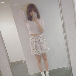 スナイデル(SNIDEL)の♡snidel♡プリントスクエアスカート(ミニスカート)