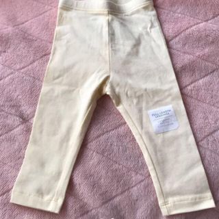 オールドネイビー(Old Navy)の新品 ライトイエロー レギンス 80 オールドネイビー(パンツ)