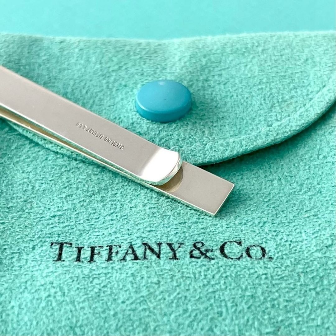 48 美品 ティファニー タイピン タイタック シルバー 925 Tiffany & Co. - ティファニー タイピン スターリングシルバー 925