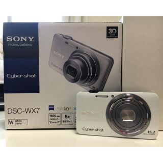 ソニー(SONY)のデジカメ♡SONY Cyber-shot DSC-WX7 ホワイト(コンパクトデジタルカメラ)