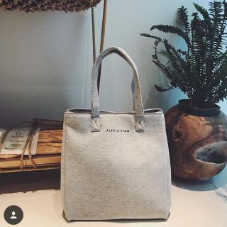 アリシアスタン(ALEXIA STAM)の完売品 Punch Piping Big Tote Bag Gray(トートバッグ)