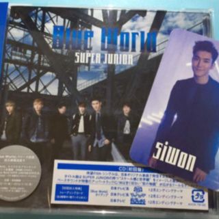 スーパージュニア(SUPER JUNIOR)のシウォン☆CD トレカ☆Blue World☆初回盤(アイドルグッズ)