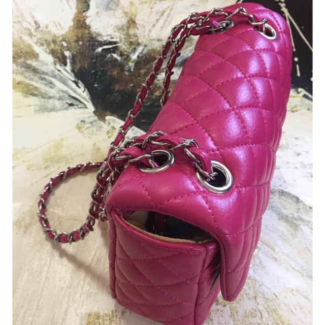ピンク♡ミニショルダーバッグ　チェーンバッグ レディースのバッグ(ハンドバッグ)の商品写真