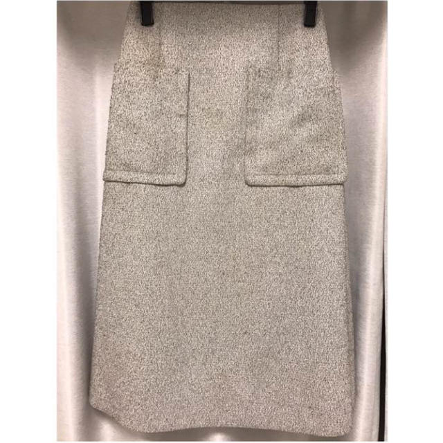 LE CIEL BLEU(ルシェルブルー)のlecielblue グレーダブルポケットスカート レディースのスカート(ひざ丈スカート)の商品写真