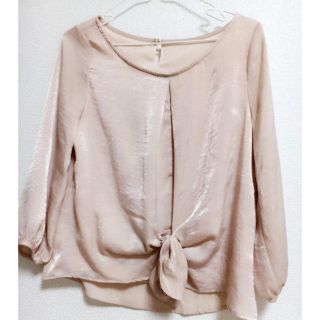 インデックス(INDEX)の7/1まで☆  上品♡ピンクベージュのカットソー♡(カットソー(長袖/七分))