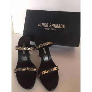 ジュンコシマダ(JUNKO SHIMADA)のJUNKO SHIMADA・ジュンコ シマダ　9.5ｃｍヒールサンダル♪(サンダル)