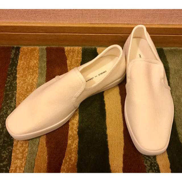 LEMAIRE(ルメール)の新品 UNIQLO＆LEMAIRE スリッポン サイズ23.5センチ白 レディースの靴/シューズ(スニーカー)の商品写真