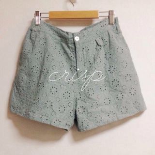 クリスプ(Crisp)のお花レースショートパンツ(ショートパンツ)