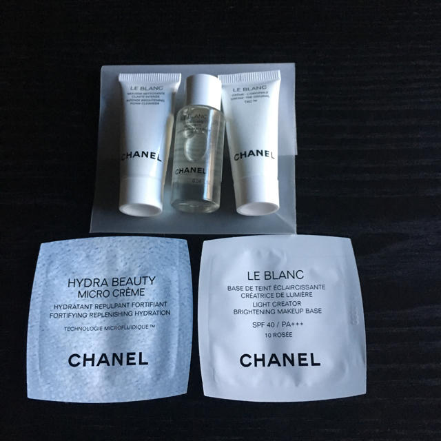 CHANEL(シャネル)のシャネル ルブラン  サンプルセット コスメ/美容のキット/セット(サンプル/トライアルキット)の商品写真