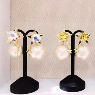 ローズバッド(ROSE BUD)のパールキャッチの星ピアス♡(ピアス)