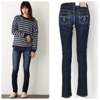 マウジー(moussy)のMOUSSY nylon fit straight slim♡26(デニム/ジーンズ)