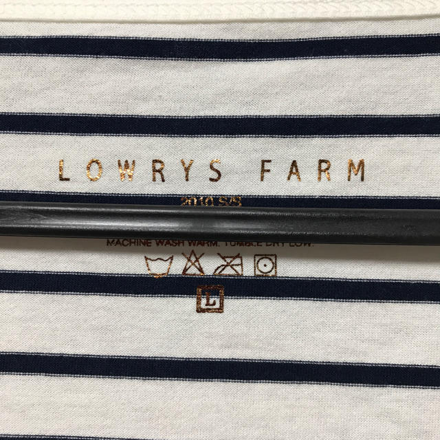 LOWRYS FARM(ローリーズファーム)のLOWRYSFARM ボーダーTシャツ レディースのトップス(Tシャツ(半袖/袖なし))の商品写真