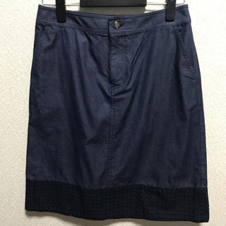 アマカ(AMACA)のAMACA  デニムスカート  ４０（１１号）(ひざ丈スカート)