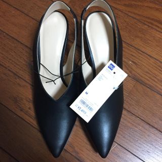 ジーユー(GU)の新品タグ付き バックストラップパンプス(ハイヒール/パンプス)