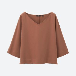 ユニクロ(UNIQLO)のドレープブラウス2枚セット(シャツ/ブラウス(長袖/七分))