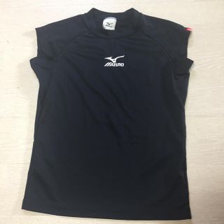 ミズノ(MIZUNO)のミズノ■Mサイズ■部活 ジム スポーツ トップス 半袖 ノースリーブ 黒色(Tシャツ(半袖/袖なし))