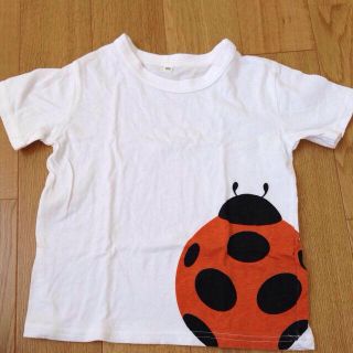 ムジルシリョウヒン(MUJI (無印良品))の無印良品 てんとう虫Tシャツ 100(その他)