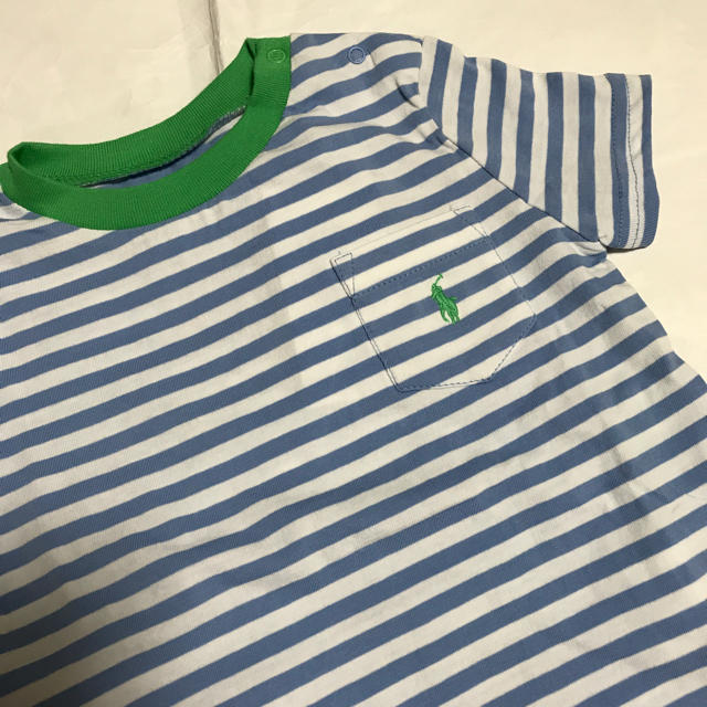 Ralph Lauren(ラルフローレン)のギフト♡新品ラルフローレン コットンTシャツ12M&靴下セット キッズ/ベビー/マタニティのベビー服(~85cm)(Ｔシャツ)の商品写真