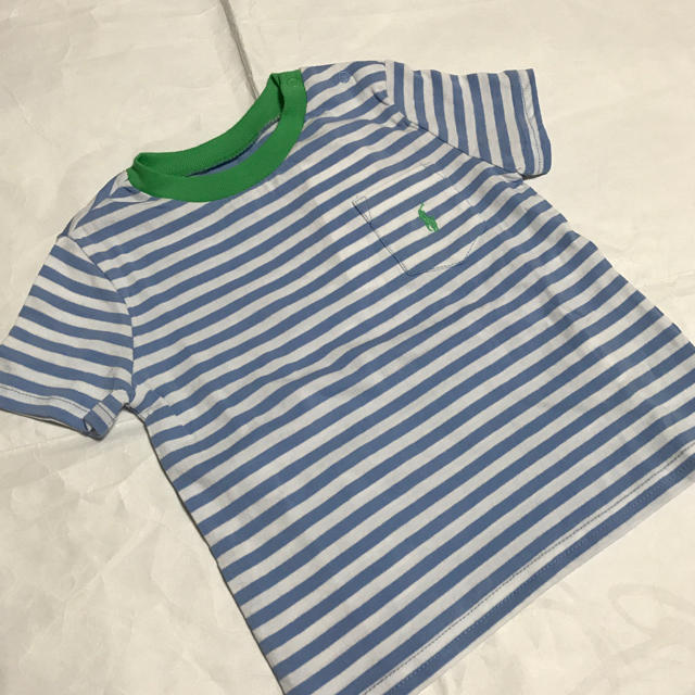 Ralph Lauren(ラルフローレン)のギフト♡新品ラルフローレン コットンTシャツ12M&靴下セット キッズ/ベビー/マタニティのベビー服(~85cm)(Ｔシャツ)の商品写真