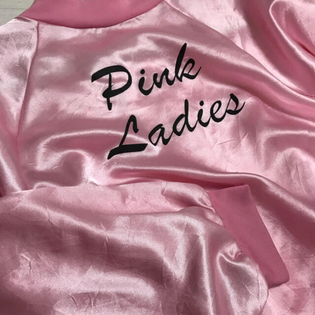 Bubbles(バブルス)の【gyon様専用】Pink Ladies サテンブルゾン レディースのジャケット/アウター(ブルゾン)の商品写真