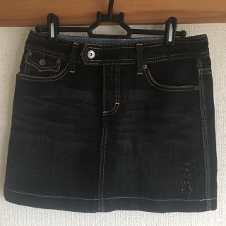 ギャップ(GAP)のGAP ブラックデニムスカート(ミニスカート)