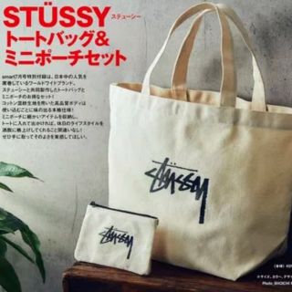 ステューシー(STUSSY)のsmart 付録
 STUSSY
トートバッグ ポーチ セット(トートバッグ)