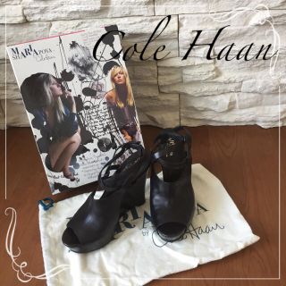 コールハーン(Cole Haan)の美品Cole Haan♡美脚 ウェッジソールサンダル(サンダル)